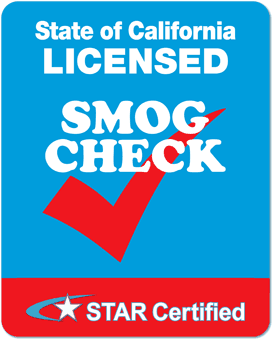 STAR SMOG badge